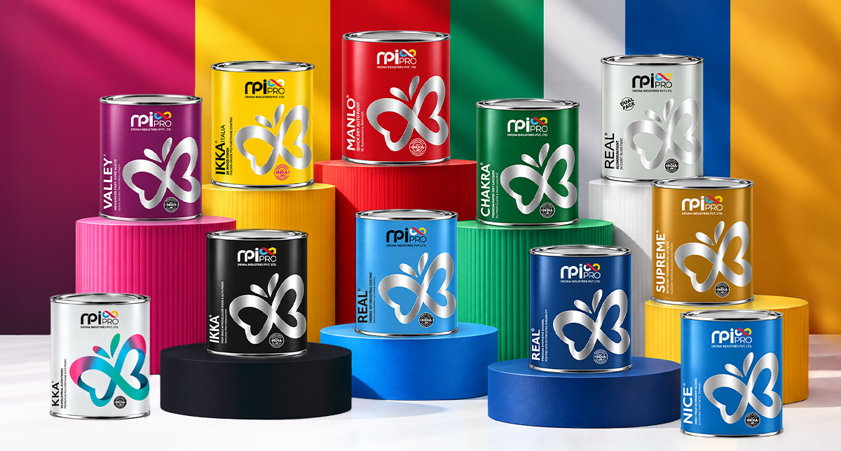 Real Paints new packaging